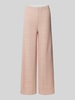Christian Berg Woman Wide Leg Stoffhose mit Strukturmuster Rosa