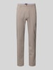 Cinque Slim fit stoffen broek met stretch, model 'CiBrody' Beige