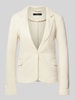 Vero Moda Regular Fit Blazer mit Baumwoll-Anteil Modell 'JULIA' Offwhite