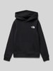 The North Face Regular fit hoodie met logoprint, model 'REDBOX' Zwart