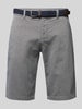 Tom Tailor Slim Fit Bermudas aus Baumwoll-Elasthan-Mix Blau