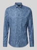 OLYMP Level Five Slim fit zakelijk overhemd met kentkraag Marineblauw