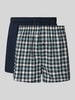 Schiesser Boxershort met labelpatch in een set van 2 stuks Mintgroen