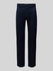 Blend Slim fit stoffen broek met steekzakken, model 'Morgan' Marineblauw