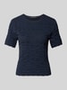 Cph Muse Slim Fit T-Shirt aus Viskose-Mix Modell 'NATACHA' Dunkelblau