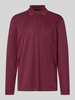 RAGMAN Regular fit poloshirt met borstzak, model 'Fineliner' Bordeaux