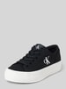 Calvin Klein Jeans Chunky sneakers met logoprint, model 'VULC' Zwart