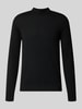 JOOP! COLLECTION Regular fit pullover van pure scheerwol model 'Davide' Zwart