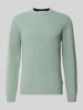 Casual Friday Strickpullover mit Rundhalsausschnitt Modell 'KARL' Hellgruen Melange