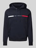 Tommy Hilfiger Bluza z kapturem z wyhaftowanym logo Granatowy