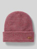 Barts Beanie met labelpatch, model 'Witzia' Mauve