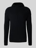 Antony Morato Strickpullover mit Kapuze Black