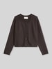 Marc O'Polo Regular Fit Strickjacke mit Raglanärmeln Dunkelbraun