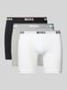 BOSS Boxershorts mit elastischem Logo-Bund im 3er-Pack Offwhite