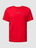 HUGO T-shirt met logoprint Rood