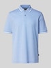 bugatti Poloshirt mit Label-Detail Hellblau