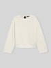 BOSS Orange Loose Fit Pullover aus reiner Baumwolle Modell 'C_FARDE' Offwhite