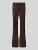 REVIEW Flared Sweatpants aus reiner Baumwolle Dunkelbraun