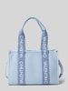 VALENTINO BAGS Handtasche mit Label-Details Modell 'CANDLE' Jeansblau