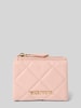 VALENTINO BAGS Portemonnee met doorgestikte naden, model 'OCARINA' Roze
