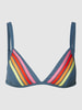 Rip Curl Bikinitop met contraststrepen Blauw