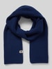 Roeckl Sjaal van wol met labeldetail Marineblauw