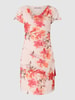 Christian Berg Cocktail Cocktailkleid aus Chiffon mit floralem Muster  Apricot