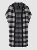 Opus Cape met ruitmotief, model 'Ahudi' Lichtgrijs