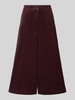 Brax Weite Hose aus reiner Baumwolle Modell 'MELLI S' Bordeaux