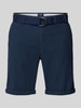 MCNEAL Korte slim fit chino met achterzakken Marineblauw