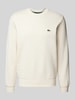 Lacoste Sweatshirt met labelbadge Offwhite