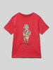 Polo Ralph Lauren Teens T-shirt met labelprint Oranje