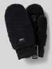 UGG Fäustlinge mit Label-Badge Modell 'UGGFLUFF MITTEN' Black