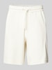 Calvin Klein Jeans Regular Fit Shorts mit angedeutetem Eingriff Offwhite