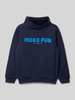 s.Oliver RED LABEL Regular Fit Sweatshirt aus weichem Baumwoll-Mix Marine