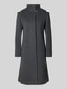 ICONS Cinzia Rocca Mantel mit Kaschmir-Anteil Mittelgrau Melange
