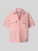 JAKE*S STUDIO WOMAN Relaxed fit jeansblouse met klepzakken op de borst Oudroze