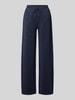 GUESS Activewear Wide Fit Sweatpants mit Allover-Logo-Print Modell 'Calista' Marine
