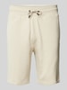 Guess Activewear Korte broek met elastische band en tunnelkoord, model 'ALDWIN' Beige