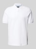 bugatti Koszulka polo w jednolitym kolorze Biały