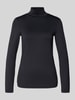 Christian Berg Woman Regular Fit Longsleeve mit Rollkragen Black