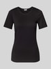 s.Oliver RED LABEL Slim Fit T-Shirt aus reiner Baumwolle in Interlockjersey-Qualität Black