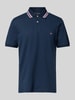 Christian Berg Men Regular Fit Poloshirt aus reiner Baumwolle Dunkelblau