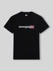 Tommy Jeans Regular Fit T-Shirt aus reiner Baumwolle Black