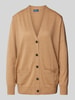 Polo Ralph Lauren Strickjacke mit V-Ausschnitt Camel