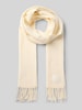HUGO Sjaal van pure wol, model 'BISETTE' Offwhite