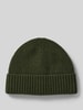 MCNEAL Czapka beanie z mieszanki wełny i kaszmiru Ciemnozielony melanż