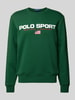 Polo Sport Sweatjacke mit Label-Stitching Gruen