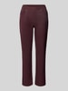 Raphaela By Brax Spodnie materiałowe z 5 kieszeniami model ‘PAMINA’ Bordowy