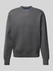 Jack & Jones Sweter z dzianiny z nadrukiem z logo model ‘VESTERBRO’ Antracytowy